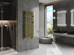 Mexen Pluton radiador de baño 1200 x 500 mm, 493 W, dorado - W106-1200-500-00-50