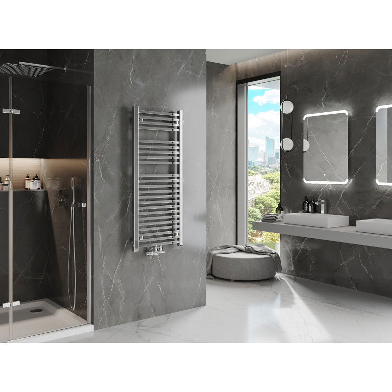 Mexen Pluton radiador de baño 1200 x 500 mm, 493 W, cromado - W106-1200-500-00-01