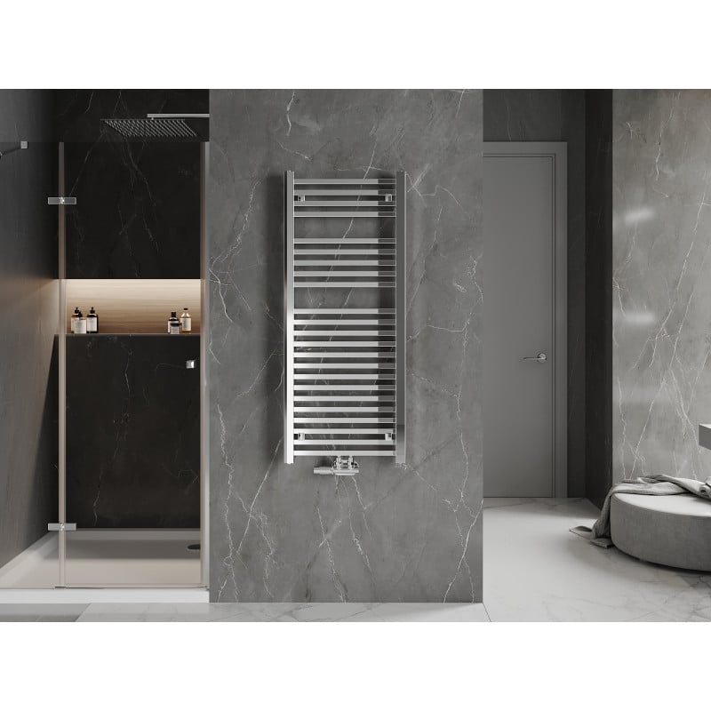 Mexen Pluton badrumselement 1200 x 500 mm, 493 W, krom - W106-1200-500-00-01