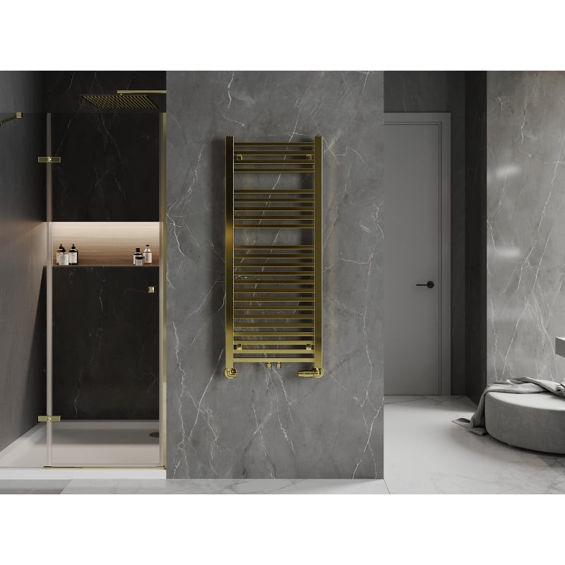 Mexen Pluton bathroom radiator 1200 x 500 mm, 493 W, gold - W106-1200-500-00-50