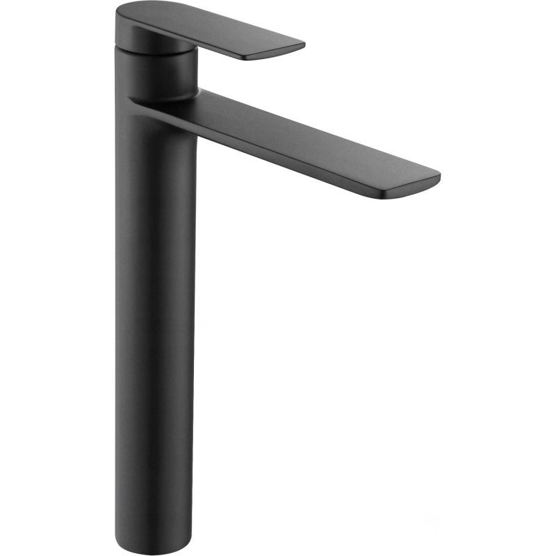 Mexen Zero grifo de lavabo alto, negro - 71110-70