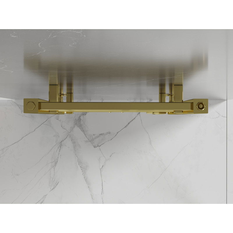 Mexen Pluton radiateur de salle de bains 1200 x 500 mm, 493 W, doré - W106-1200-500-00-50