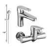 Mexen Kama DS75 Duschset, Chrom - 72504DS75-00