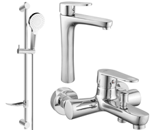 Mexen Kama DF05 Badkuppeleks Set, Chrom - 72513DF05-00