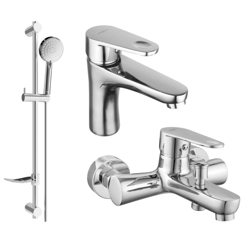 Mexen Kama DF75 vannikomplekt, kroom - 72503DF75-00