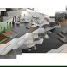 Mexen Enzo évier en granit 1 bac avec égouttoir et robinet de cuisine Aster, gris - 6506-71-73450-57-G