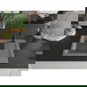 Mexen Enzo 1-Kammer Granitspüle mit Abtropffläche und Küchenarmatur Aster, grau - 6506-71-73450-70-B
