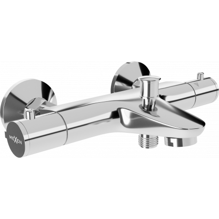 Mexen Nox robinet de baignoire thermostatique, chrome - 77350-00