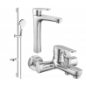 Mexen Kama DS05 ensemble de bain, chrome - 72513DS05-00