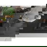 Mexen Enzo Granitspüle 1-Becken mit Abtropffläche und Küchenarmatur Aster, schwarz - 6506-77-73450-57-B