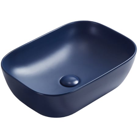 Mexen Rita countertop washbasin 45 x 32 cm, navy blue matte - 21084542
