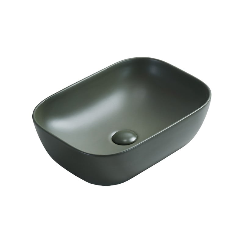 Mexen Rita lavabo à poser 45 x 32 cm, kaki mat - 21084543