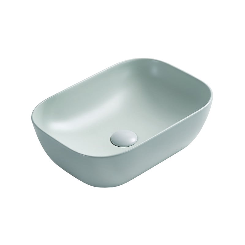 Mexen Rita countertop washbasin 45 x 32 cm, mint matte - 21084546