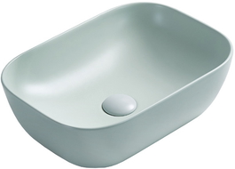 Mexen Rita lavabo sobre encimera 45 x 32 cm, menta mate - 21084546