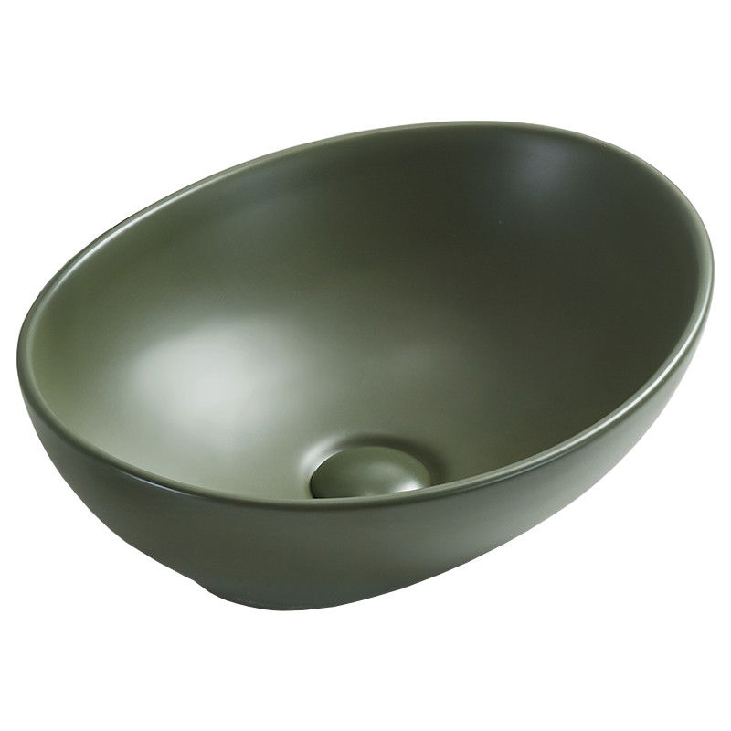 Mexen Elza lavabo à poser 40 x 33 cm, kaki mat - 21014043