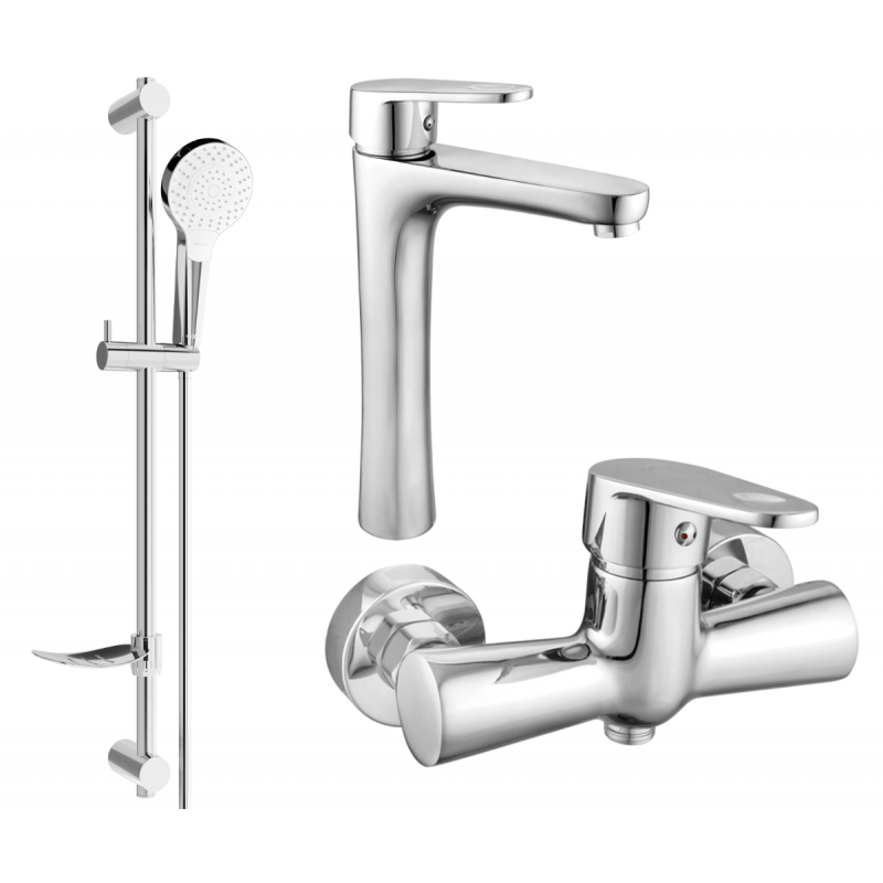 Mexen Kama DF05 set doccia, cromo - 72514DF05-00