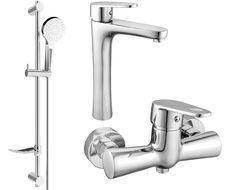 Mexen Kama DF05 shower set, chrome - 72514DF05-00