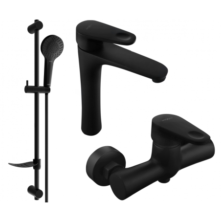 Mexen Kama DF05 set doccia, nero - 72514DF05-70