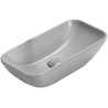 Mexen Klara countertop washbasin 46 x 23 cm, light gray matte - 21564661