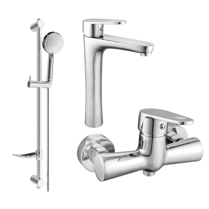 Mexen Kama DF75 dušikomplekt, kroom - 72514DF75-00