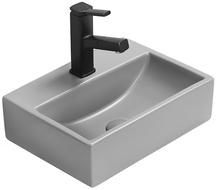 Mexen Mini lavabo sur plan 40 x 30 cm, gris clair mat - 21094061