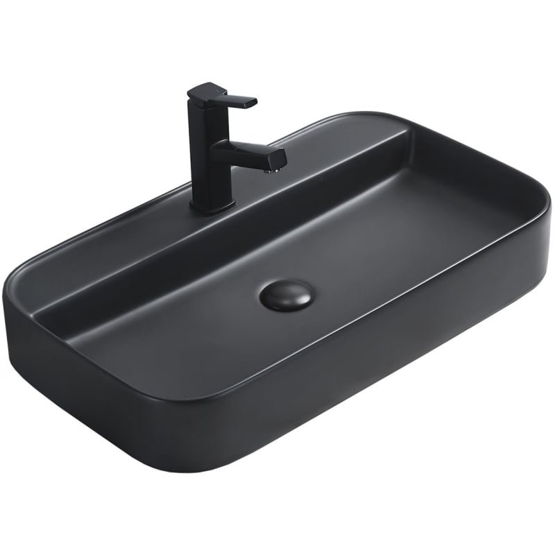 Mexen Sofia umivaonik za pult 70 x 40 cm, crna mat - 22157085