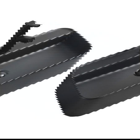 Mexen Sofia lavabo sobre encimera 70 x 40 cm, negro mate - 22157085