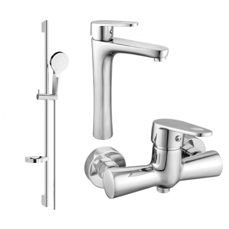 Mexen Kama DS05 shower set, Chrome - 72514DS05-00