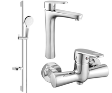 Mexen Kama DS05 Duschset, Chrom - 72514DS05-00