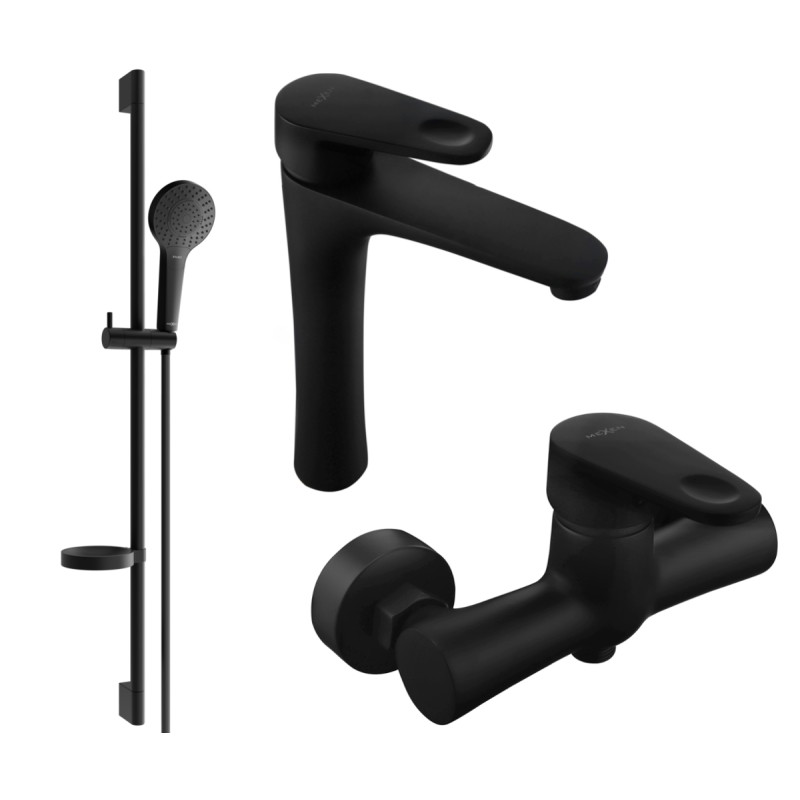 Mexen Kama DS05 black shower set - 72514DS05-70