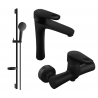 Mexen Kama DS05 Shower Set, Black - 72514DS05-70