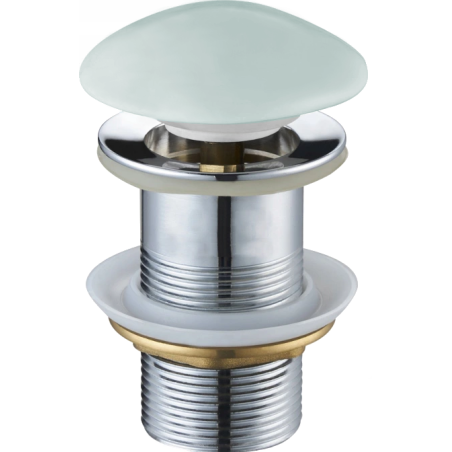 Mexen click-clack waste round, mint ceramic matte - 79910-46
