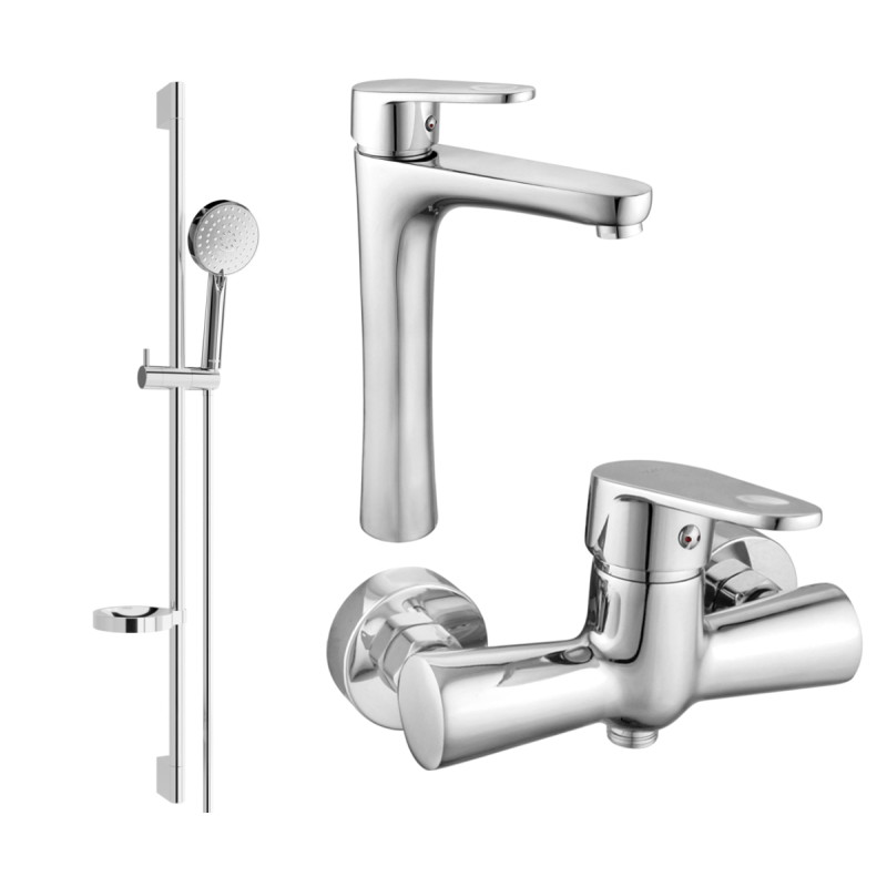 Mexen Kama DS75 tuš set, krom - 72514DS75-00