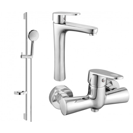 Mexen Kama DS75 tuš set, krom - 72514DS75-00