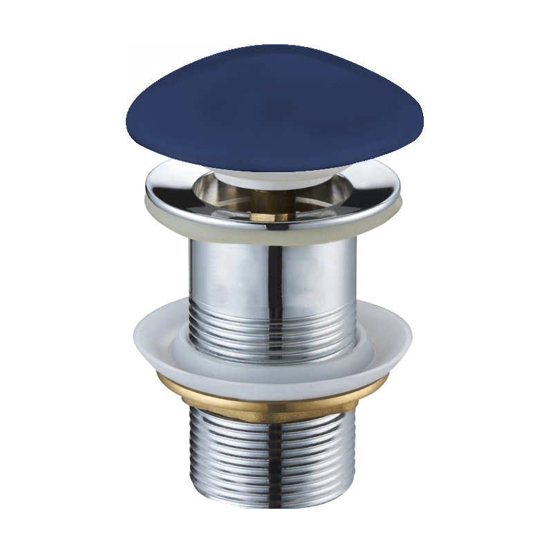 Mexen Click-Clack Plug Round, Navy Blue Ceramic Matte - 79910-42
