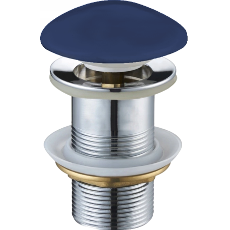 Mexen Click-Clack Plug Round, Navy Blue Ceramic Matte - 79910-42