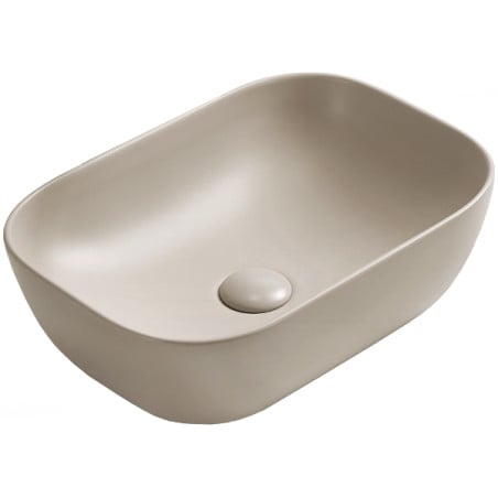 Mexen Rita lavabo à poser 45 x 32 cm, beige mat - 21084566