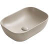 Mexen Rita lavabo à poser 45 x 32 cm, beige mat - 21084566