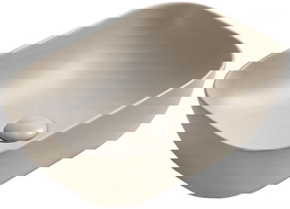 Mexen Rita lavabo da appoggio 45 x 32 cm, beige opaco - 21084566