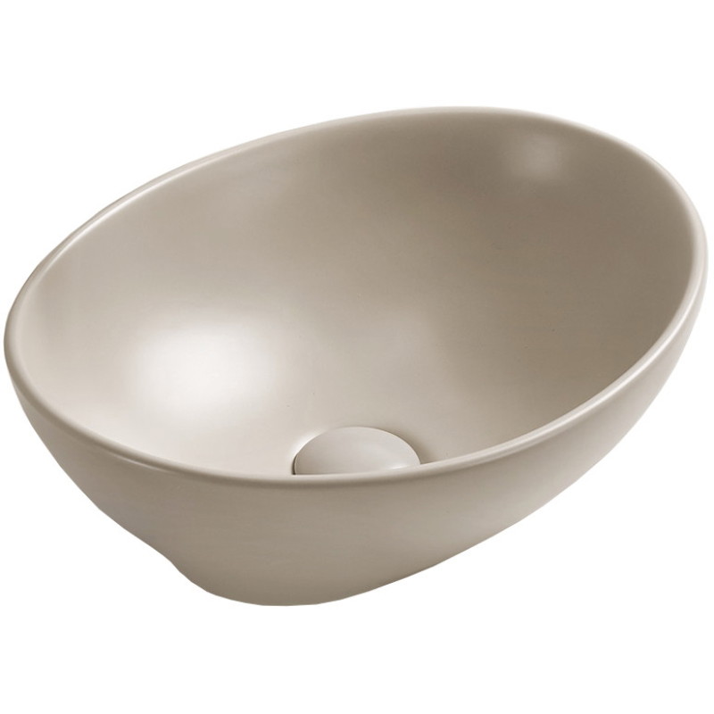 Mexen Elza countertop washbasin 40 x 33 cm, beige matte - 21014066