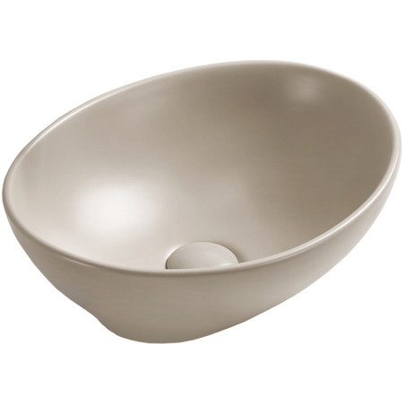 Mexen Elza countertop washbasin 40 x 33 cm, beige matte - 21014066