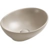 Mexen Elza Aufsatzwaschbecken 40 x 33 cm, beige matt - 21014066