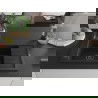 Mexen Elias Granitspüle 1-Becken mit Abtropffläche und Küchenarmatur Aster, schwarz - 6511-77-73450-70-B