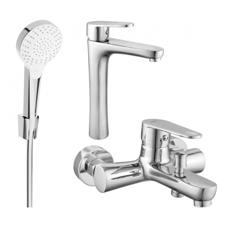 Mexen Kama R05 conjunto de bañera, cromado - 72513R05-00