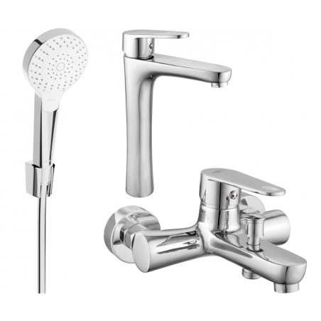 Mexen Kama R05 vannikomplekt, kroom - 72513R05-00