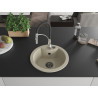 Mexen Diego Granitspüle 1-Becken mit Küchenarmatur Aster, beige - 6512-69-73450-07-B
