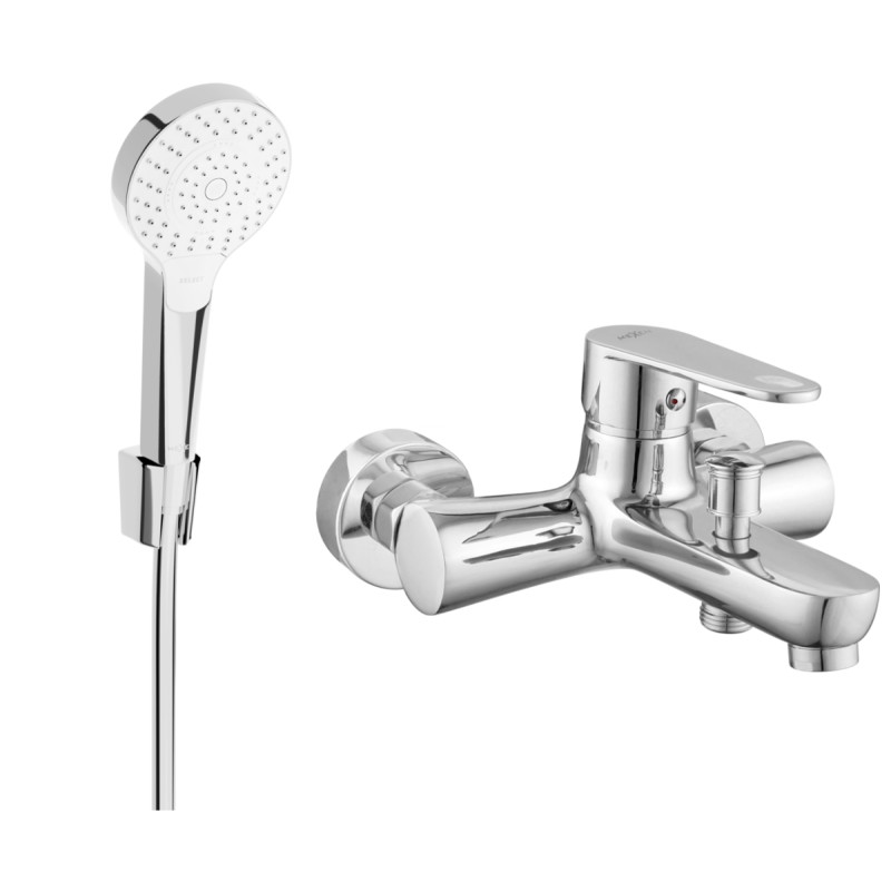 Mexen Kama R05 baterija za kadu s tušem, krom - 7253R05-00