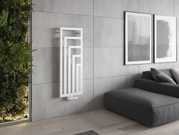 Mexen Alaska decoratieve radiator 1216 x 440 mm, 542 W, wit - W205-1216-440-00-20