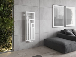 Mexen Alaska radiateur décoratif 1216 x 440 mm, 542 W, blanc - W205-1216-440-00-20