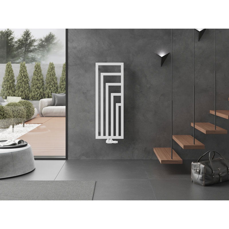 Mexen Alaska dekoratīvais radiators 1216 x 440 mm, 542 W, balts - W205-1216-440-00-20